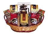 Primula Coffee Lovers French Press Holiday Gourmet Gift Basket