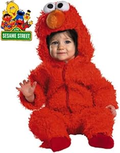 Elmo Infant Plush Costume, Red, 12-18 Months