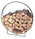 40 inch Log Hoop With Kindling Rack