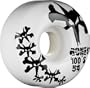 Bones Wheels "100s" Skateboard Wheels (54mm x 32mm, White)
