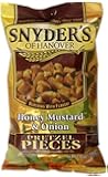 Snyder's of Hanover Pretzel Pieces, Honey Mustard and Onion, 8 Ounce (Pack of 6)