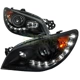 06-07 Subaru Impreza Black Led Projector Headlight by Instyleparts