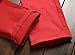 Men's Red Ripped Stretch Skinny Straight Cut Slim Fit Jeans Pants with Zipper Red W30