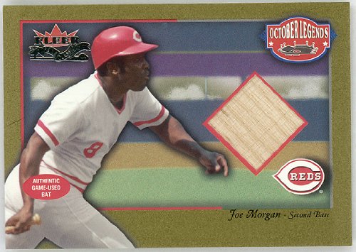 Joe Morgan 2002 Fleer Fall Classic October Legends Game Used Bat