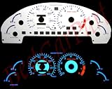 93-97 Ford Probe GT V6 WHITE FACE GLOW GAUGES
