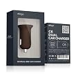 elago C6 Dual USB Car Charger for iPhone, iPad, iPad mini, iPod, Galaxy, Nexus, Optimus and Other Device with USB Port (Chocolate)