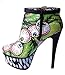 Iron Fist Womens Timmy Chew Graphic Platform Booties