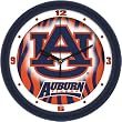 Auburn Tigers Suntime 12" Dimension Glass Crystal Wall Clock - NCAA College Athletics