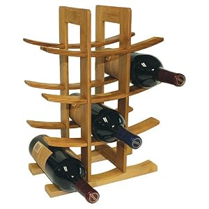 Simply Bamboo 12 Bottle Wine Rack -- GREAT GIFT IDEA by Simply Bamboo