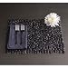 Design Ideas BeachStone Placemat, Gloss Black