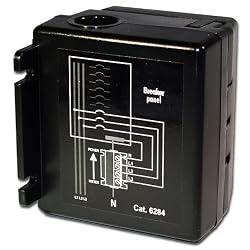 Leviton 6284 DHC Multi-Phase Blocking Coupler, 200-Amp Max, 120/208/240-Volt 1-Phase, Black