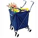 Versa Cart Folding Transit Cart in Blue