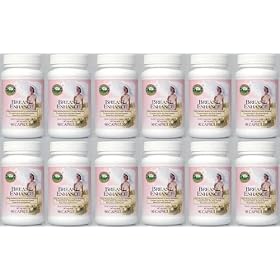 Naturessunshine Breast Enhance Female Glandular System Support Herbal Combination Supplement 90 Capsules (Pack of 12)
