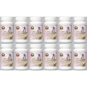 Naturessunshine Breast Enhance Female Glandular System Support Herbal Combination Supplement 90 Capsules (Pack of 12) by 