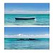 Set Of 2 Printed Canvas - Boat On Buoy (12 X 24" Each)