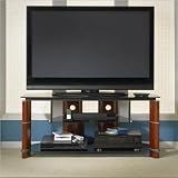 Bush Signature Segments Collection 50-Inch TV Stand, Rosebud Cherry Finish