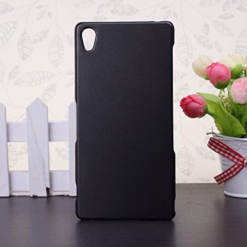 Sony Z3 Case,Premium Shockproof Metal Painting Matt Hard Back Cover for Sony Xperia Z3(Black)