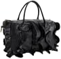 Steve Madden Ruffles Satchel,Black,one size