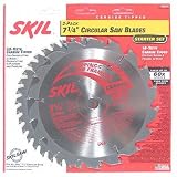Skil 75312 7-1/4-Inch Saw Blade Combo Pack with 18 Tooth Crosscutting and Ripping Blade and 40 Tooth Finishing Blade