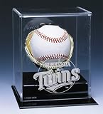 MINNESOTA TWINS OFFICIAL AUTOGRAPH BASEBALL DISPLAY CASE