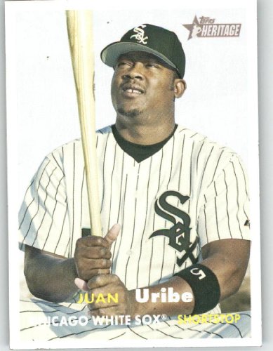 2006 Topps Heritage #7 Juan Uribe - Chicago White Sox (Baseball Cards)