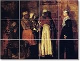 IMAGE OF Winslow Homer People Custom Tile Mural 5 | 36x48 using (12) 12x12 tiles