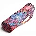 Hugger Mugger Batik Yoga Mat Bag Multi Purple - beautiful pattern, durable 100% cotton, full lining, adjustable strap, inside and outside zipper pockets