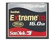Sandisk Extreme III Compact Flash Card, 16 GB