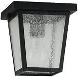 Murray Feiss Woodside Hills OL5713BK 1 Light 60w (7H x 6W) Outdoor Flush Mount Lighting in Black 51hTRiqiruL. SL160 Murray Feiss Woodside Hills OL5713BK 1 Light 60w (7H x 6W) Outdoor Flush Mount Lighting in Black