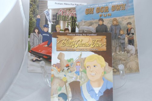 8 Feature Films For Families Activity Books - Volumes 1, 5, 7, 13, 19, 21, 25, 27 - Secret of Treasure Mountain / Wildest Dreams Fund / On Your Own / Butter Cream Gang / Who Gets the House / Rigoletto / Split Infinity / The Ghosts of Dickens Past