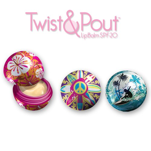 External hard drive:Twist & Pout Lip Balm - Surfin' (3pk)