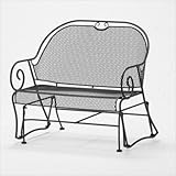 Cantebury Gliding Barrel Loveseat Cushion Fabric: Weyburn Copper