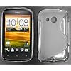 tomaxx HTC Desire C Silikon TPU Case Tasche H�lle Etui Schutzh�lle S-Line Desire C Transparent Edition