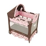 Graco Travel Lite Crib - Portable Playard with Bassinet in Betsey