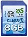 RAM Components 8 GB Secure Digital High Capacity Speicherkarte (SD HC Class 6 Card) für TomTom GO 520