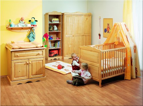 HERLAG KINDERZIMMER “TINA” 3-TEILIG – PINIE MASSIV (2-türig)