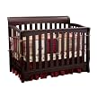 Delta Children's Products Eclipse 4-in-1 Convertible Crib in Black Cherry