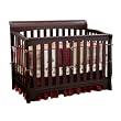 Delta Children's Products Eclipse 4-in-1 Convertible Crib in Black Cherry