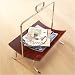 Global Views Periodical Cradle-Red Faux Goat Skin|2276
