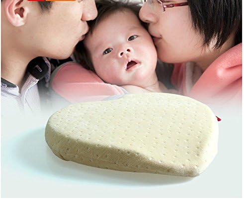 Love Home Hight Quanlity Infant Head Rest Support Cotton Pillow Memory Foam Prevent Flat Pillow-heart Shape