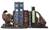 SI 91-3722 Pair Autumn Pheasants Bookends
