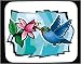 Mouse Pad with hummingbird, flying, nectar, flower, bird, animal