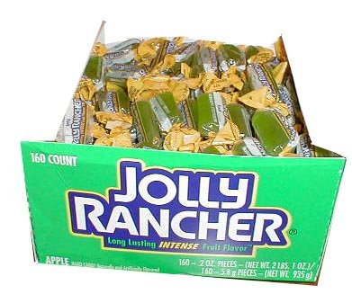 Jolly Rancher Apple Candy - 160 Count Box