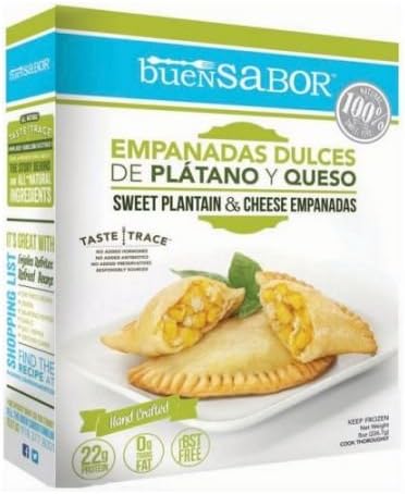 Buen Sabor Plantain Cheese Empanadas, 8 Ounce -- 6 per case.