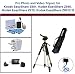 Photo and Video Tripod for Kodak EasyShare Z981, Kodak EasyShare Z950, Kodak EasyShare Z915, Kodak EasyShare Z8612 IS including; Monopad, USB Card Reader, Universal Adapter and 5PC Lens Cleaning Kit