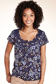 Pure Cotton Floral Print T Shirt