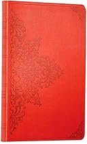 ESV Thinline Bible, TruTone, Cranberry, Filigree Design, Red Letter Text