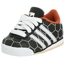 adidas Originals Infant/Toddler Kick 3 Sneaker,Black/White/Dk Chili,4 M Toddler