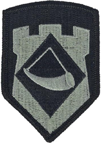 111th Engineer Brigade ACU Patch - Foliage Green with Velcro (R)
