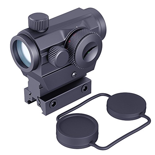 Dagger Defense DD22M1 Red and Green Dot Reflex sight for AR15, AK47, M4 - Red dot Gun optic and substitute for holographic scopes - Rifle optic for AR15 Pistol for Tactical, Hunting or Air Rifles
